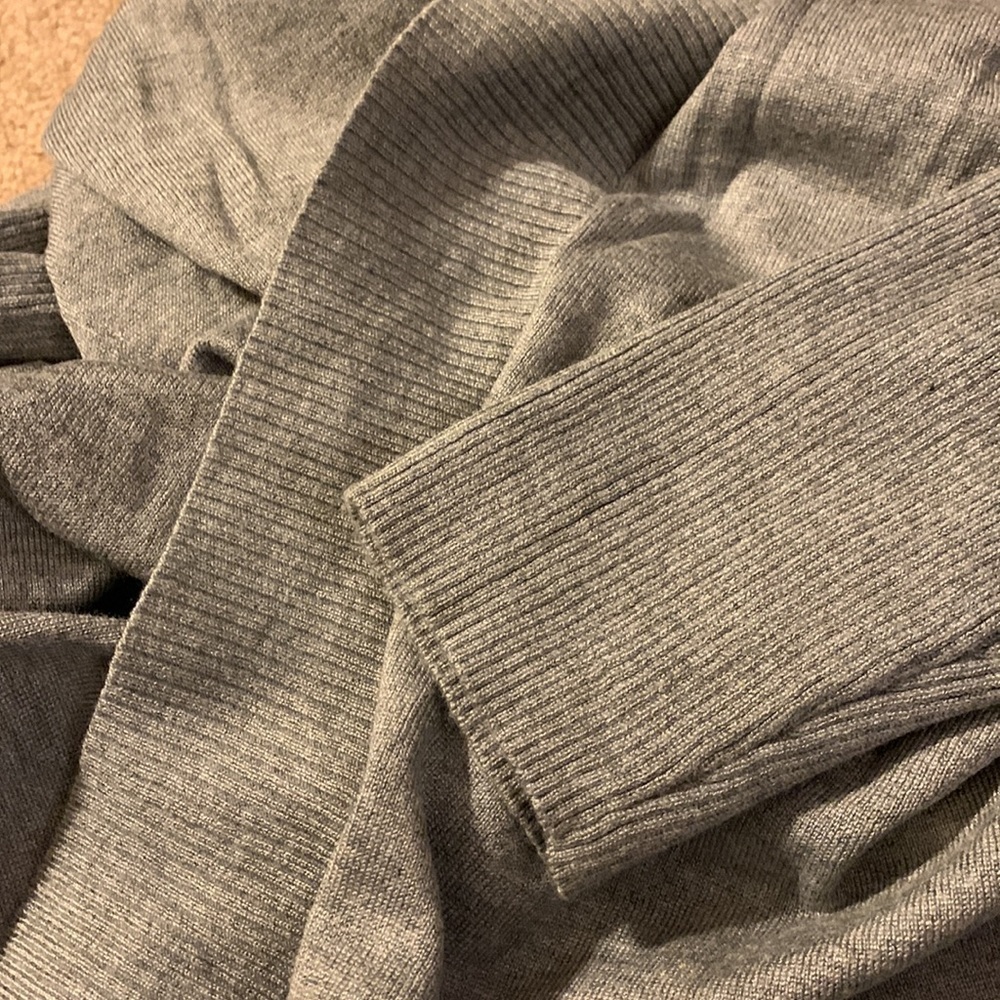 Lovely Gray Open Front Cardigan Size XL NWOT - Picture 3 of 3